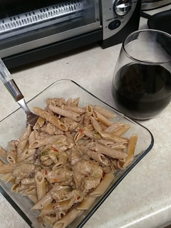 A picture of Spicy Pork Stroganoff.