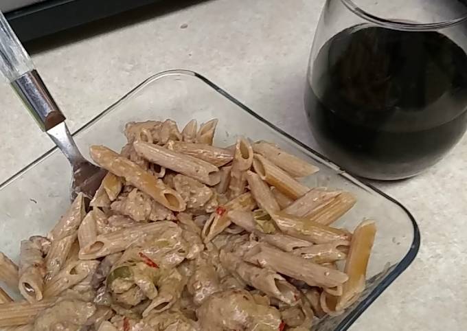 Spicy Pork Stroganoff