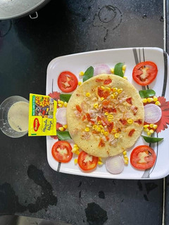 मैगी पिज़्ज़ा (Maggi pizza recipe in hindi) रेसिपी मुख्य फोटो