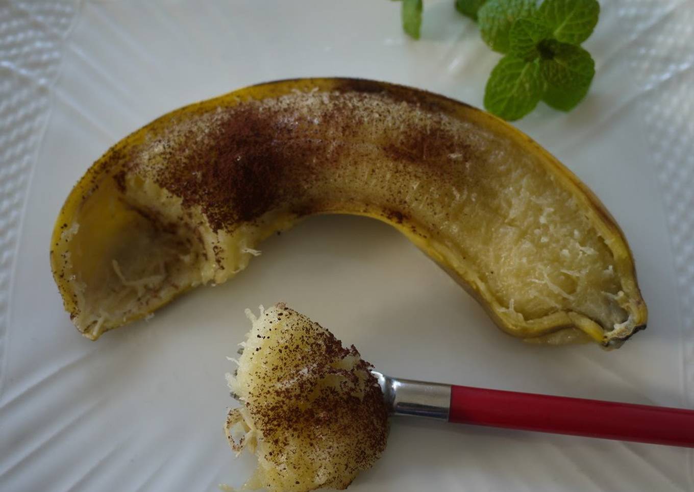 Microwaved Hot Banana (Great for Colds)