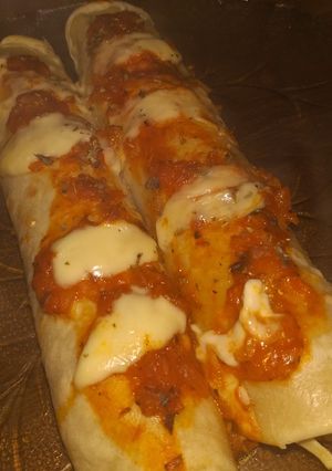 Una foto de Canelones de carne