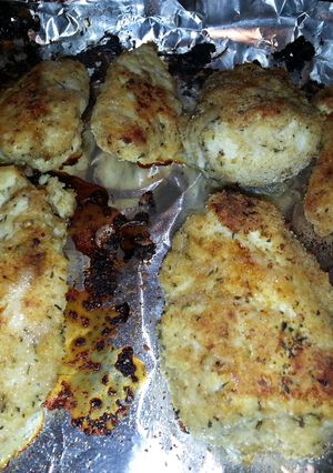 A picture of Not fried, fried chicken.