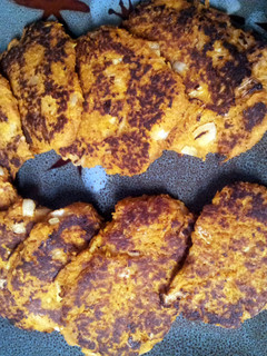 A picture of Sweet Potato pancakes.
