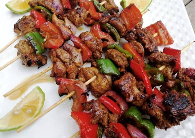 Recipe of Award-winning Grilled chicken skewers