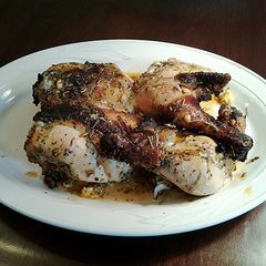 A picture of Herb Grilled Butterflied Whole Chicken.