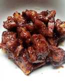 Sườn rim nước dừa sốt cay