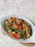 Oseng-oseng Tauge Tempe Kacang Panjang