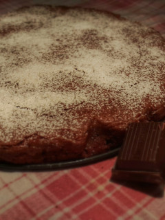 A picture of Tenderlicious chocolate cake.