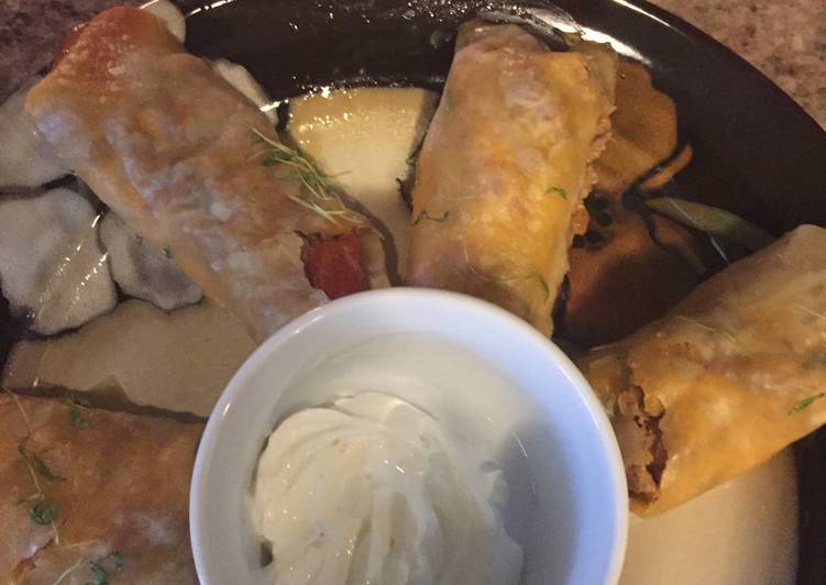 Get Fresh With Taco Egg Rolls