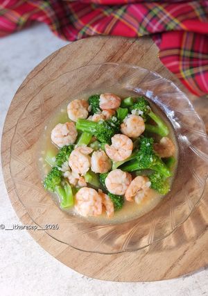 Foto resep Udang Brokoli Saus Tiram