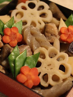 A picture of For Osechi! Cute & Extravagant With Decorative Vegetables - Chikuzen-ni.