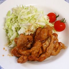 A picture of Quick & Delicious Pan-Fried Ginger Pork with Golden Sauce.
