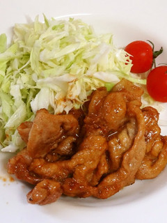 A picture of Quick & Delicious Pan-Fried Ginger Pork with Golden Sauce.