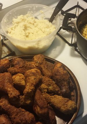 A picture of Fried chicken.