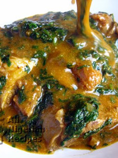A picture of ogbono soup.