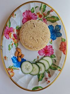 Una foto de Pancito rápido de avena 🥣 salado y en microondas