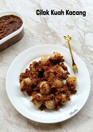 Foto resep Cilok kuah kacang