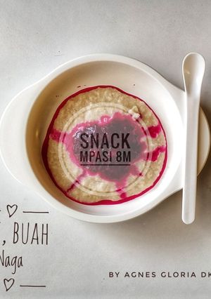 Foto resep Snack MPASI 8M~ Oat Saus Naga