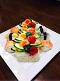 Easy Sushi Cake for Doll's Day