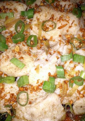 A picture of Steamed Fish Fillet in Light Superior Sauce.