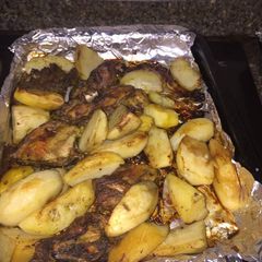 A picture of Roast Chicken & Irish Potatoes.