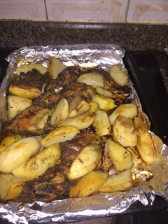 A picture of Roast Chicken & Irish Potatoes.