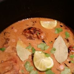 A picture of Scrummy slow cooked Carribean chicken.
