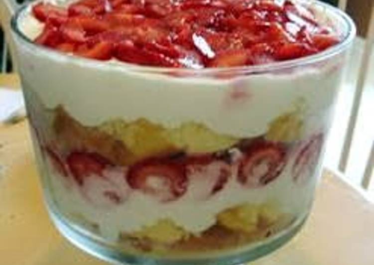 Recipe of Quick Strawberry Angel Food Delight