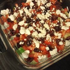 A picture of 7 Layer Greek Dip.