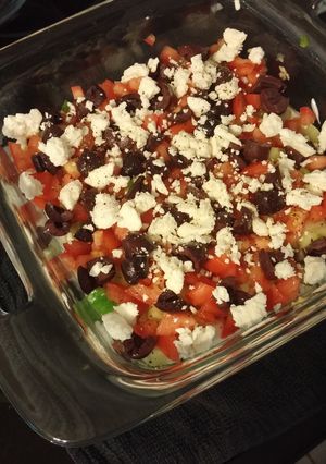 A picture of 7 Layer Greek Dip.