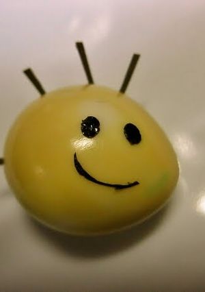 A picture of Quail Egg "Woodstock".