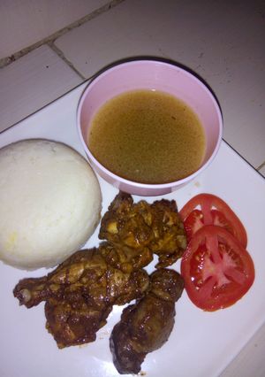 A picture of Boiled chicken #chickencontest.