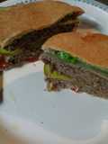 Pita Bread Cheeseburger