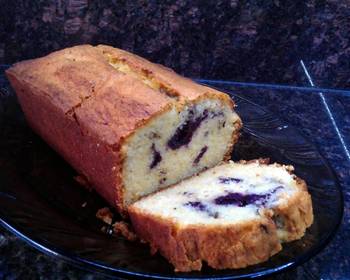 Easy Serving Recipe Lemon Blueberry Ricotta Pound Cake Very Delicious