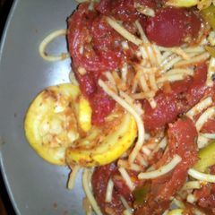 A picture of Vegetarian pasta.