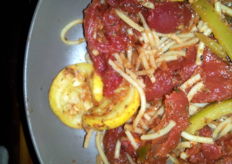 Recipe of Speedy Vegetarian pasta