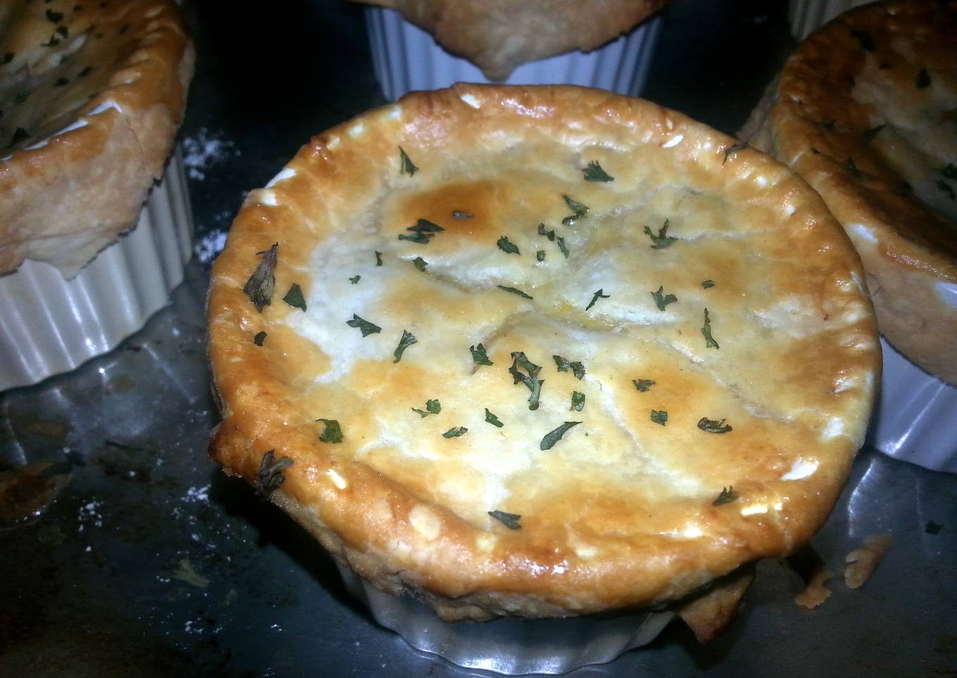 mini chicken pot pies