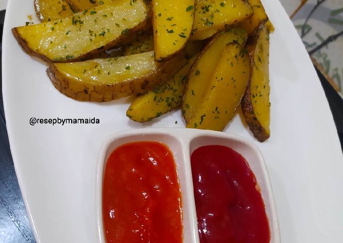 Resep Potato Wedges Original Anti Gagal