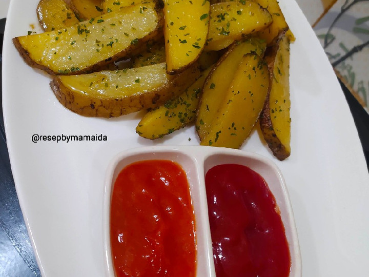 Resep Potato Wedges Original Anti Gagal