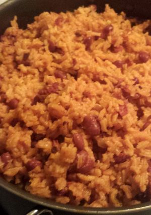 A picture of Oh so goood, Spanish Rice with Chorizo.