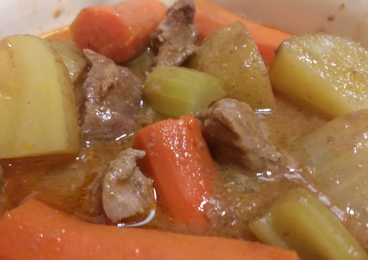 Steps to Prepare Super Quick Homemade Oven Stew