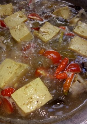 Foto resep Pindang serani patin dan tahu bumbu iris