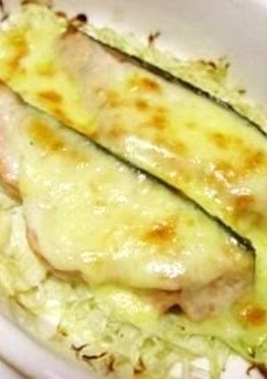 A picture of Baked Salmon with Mayonnaise and Cheese.