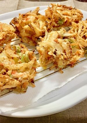 A picture of Basic Kakiage Tempura – Tips for Extra Crispiness.