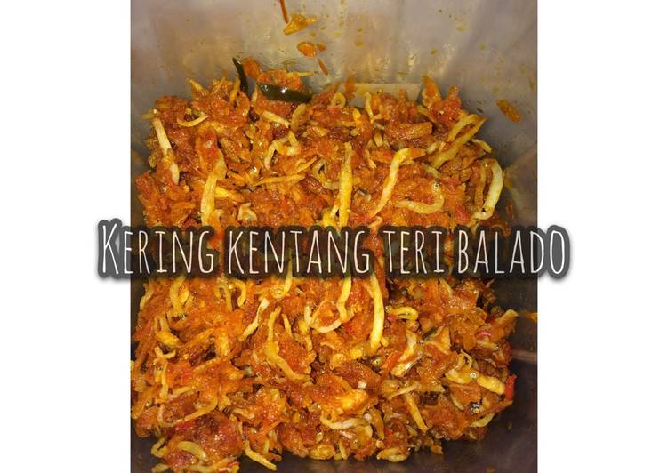 Kering kentang teri balado