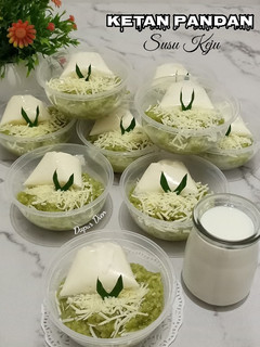 Foto resep Ketan Pandan Susu Keju