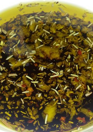 A picture of Balsamic Olive Oil Herb Dip.