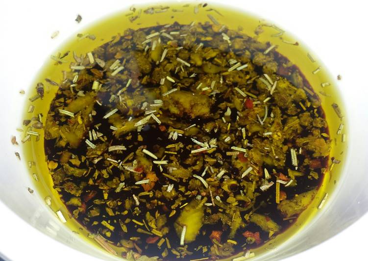 Simple Way to Make Ultimate Balsamic Olive Oil Herb Dip