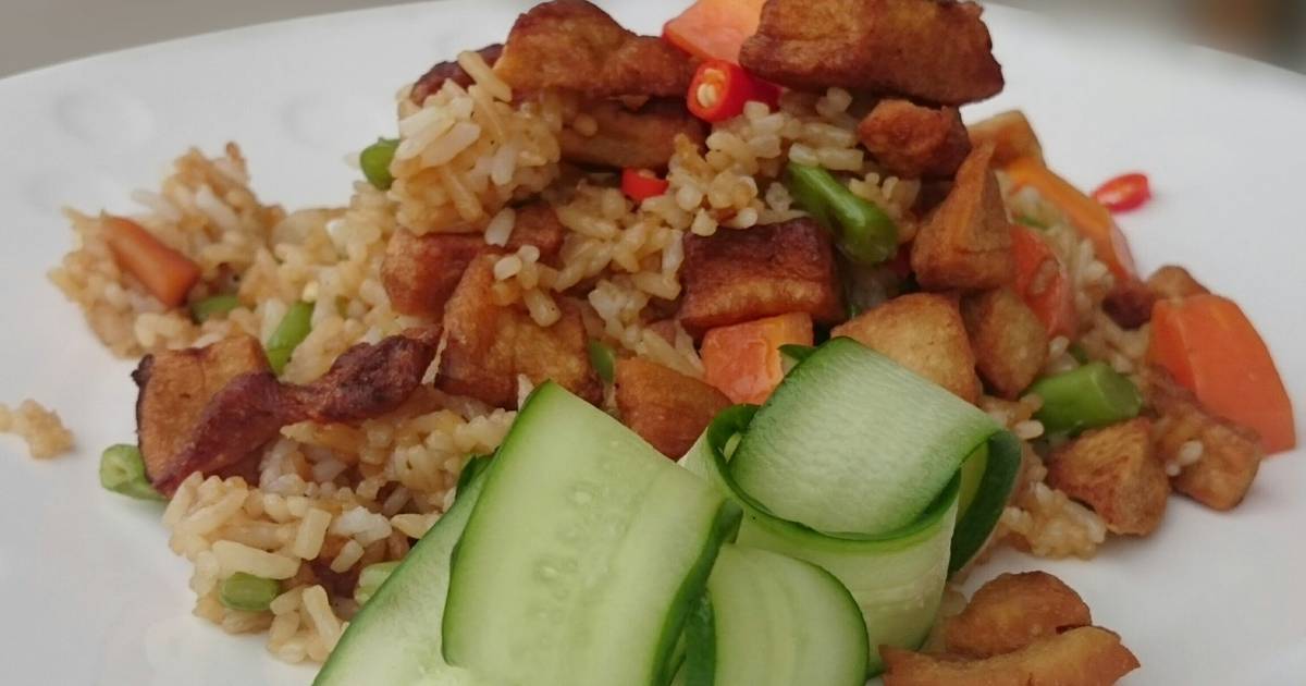 Fried Rice Top Pork Lard Recipe by Lyii G Cookpad