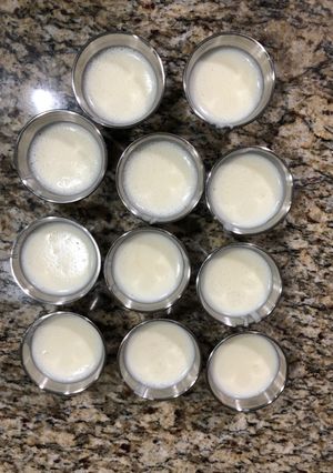 Una foto de Flan de Queso
